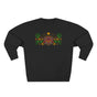 Sacred Lotus Cosmos Sun Flower of Life Om Crystal Premium Unisex Sweatshirt