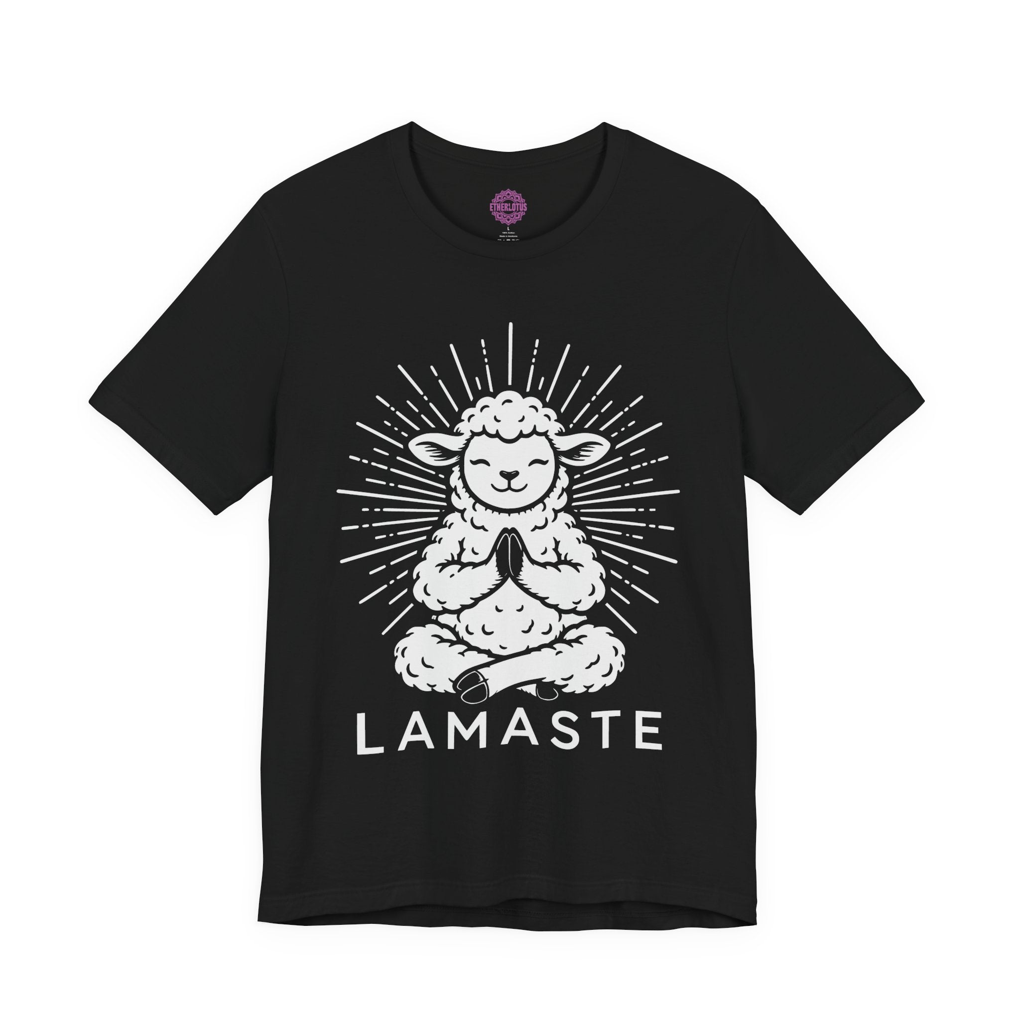 Lamaste Lamb Yoga Meditation Spiritual Humor Premium Unisex T-Shirt