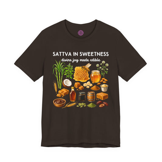 Sattva in Sweetness Divine Joy Made Edible Premium Unisex T-Shirt