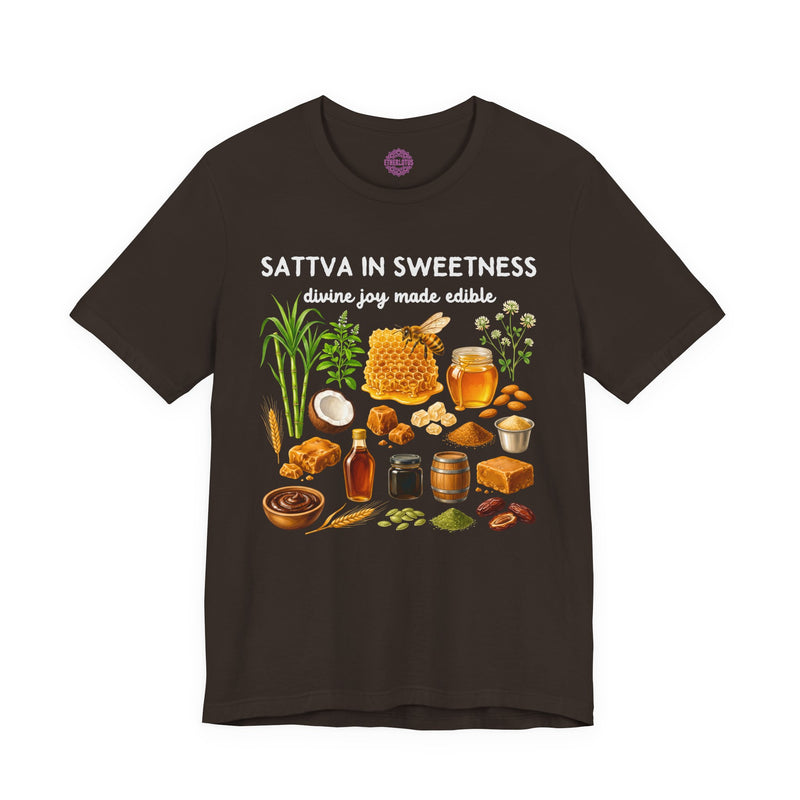 Sattva in Sweetness Divine Joy Made Edible Premium Unisex T-Shirt