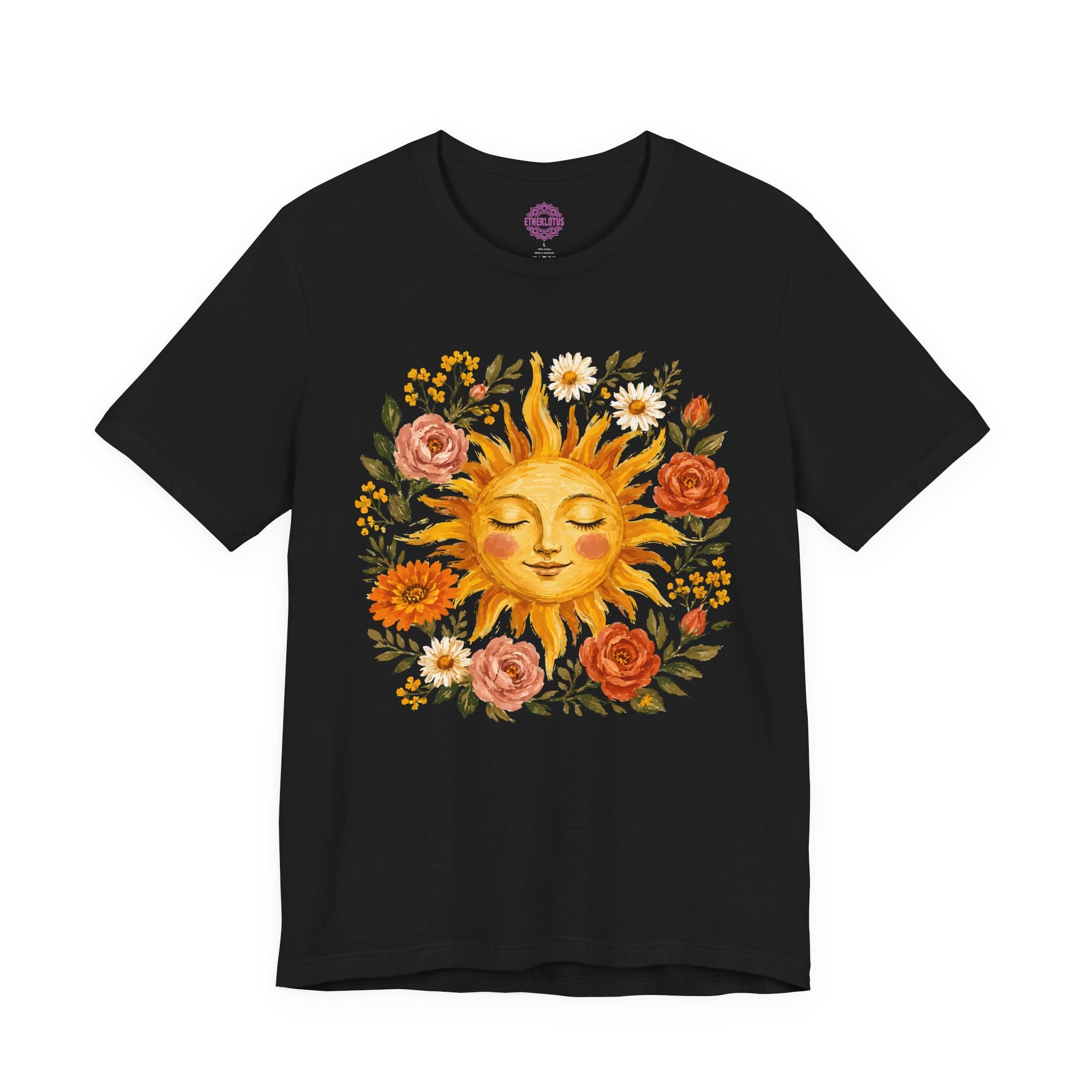 Sacred Blooming Sun Premium Unisex T-Shirt