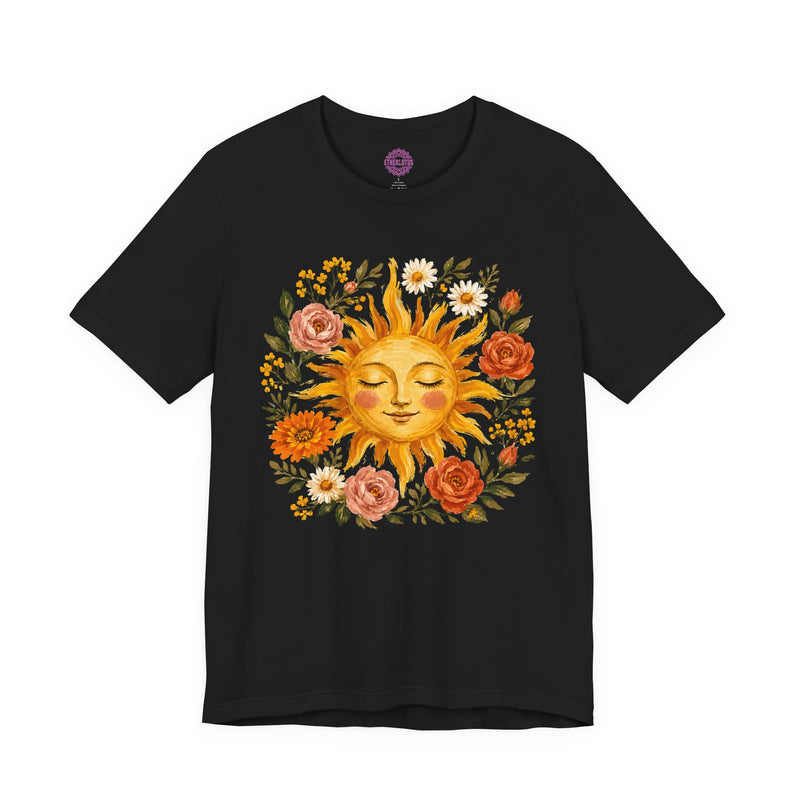 Sacred Blooming Sun Premium Unisex T-Shirt