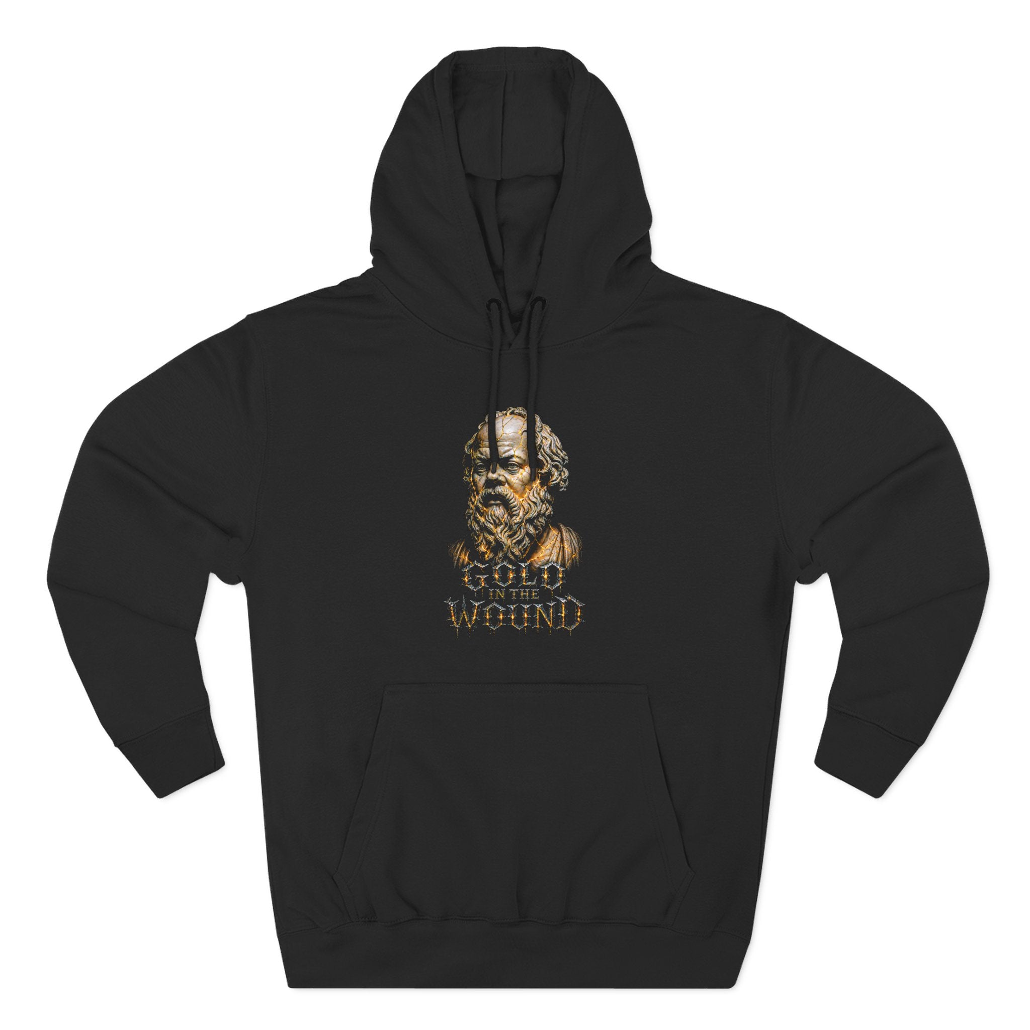 Gold in the Wound Shadow Work Premium Unisex Hoodie