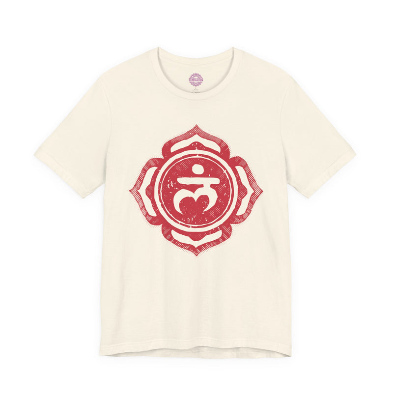Lam Bija Muladhara Root Chakra Symbol Sacred Geometry Premium Unisex T-Shirt