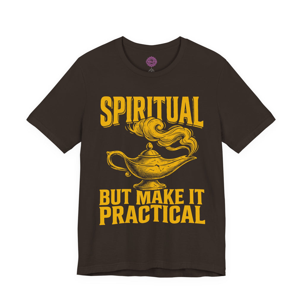 Spiritual But Make It Practical Genie Lamp Premium Unisex T-Shirt