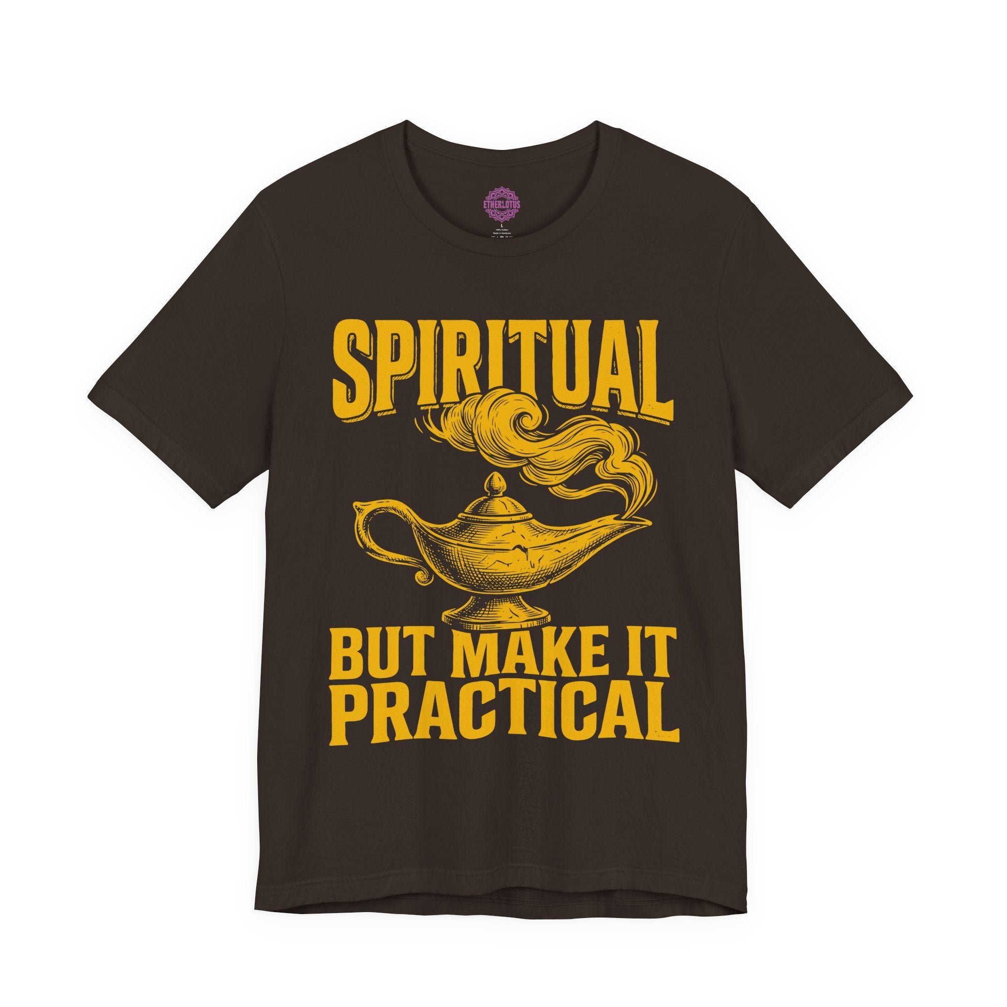 Spiritual But Make It Practical Genie Lamp Premium Unisex T-Shirt