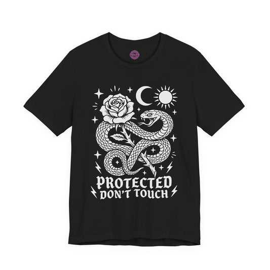 Protected Don't Touch Serpent Rose Premium Unisex T-Shirt