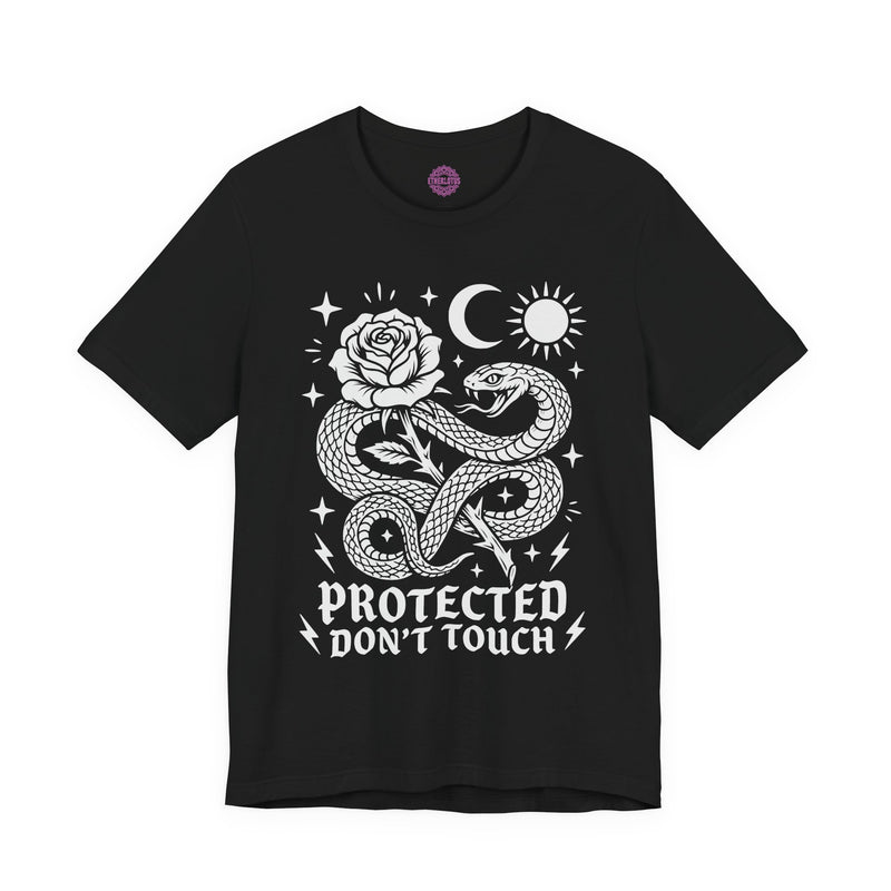 Protected Don't Touch Serpent Rose Premium Unisex T-Shirt