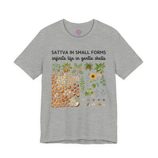 Sattva in Small Forms Infinite Life in Gentle Shells Premium Unisex T-Shirt