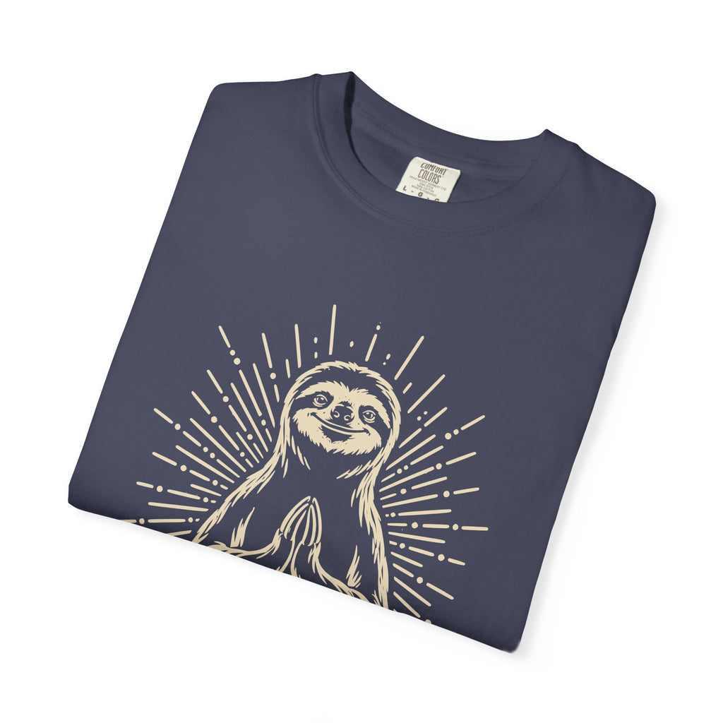 Hustle Less Hang More Sloth Yoga Meditation Mindful Comfort Colors® Unisex T-Shirt