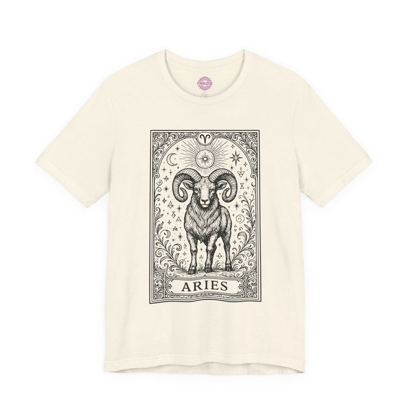 Aries Celestial Tarot Premium Unisex T-Shirt