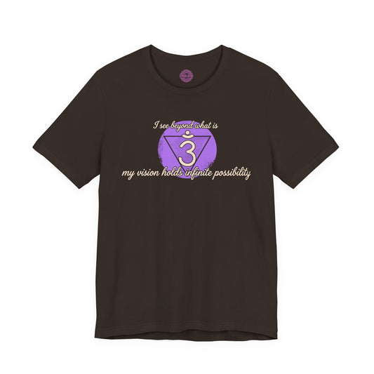 I See Beyond What Is My Vision Holds Infinite Possibility Third Eye Chakra Premium Unisex T-Shirt