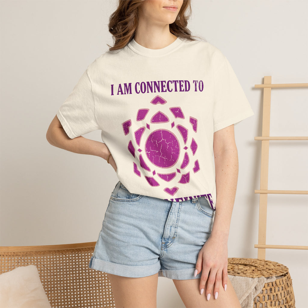 I Am Connected to the Infinite Crown Chakra Sahasrara Comfort Colors® Unisex T-Shirt