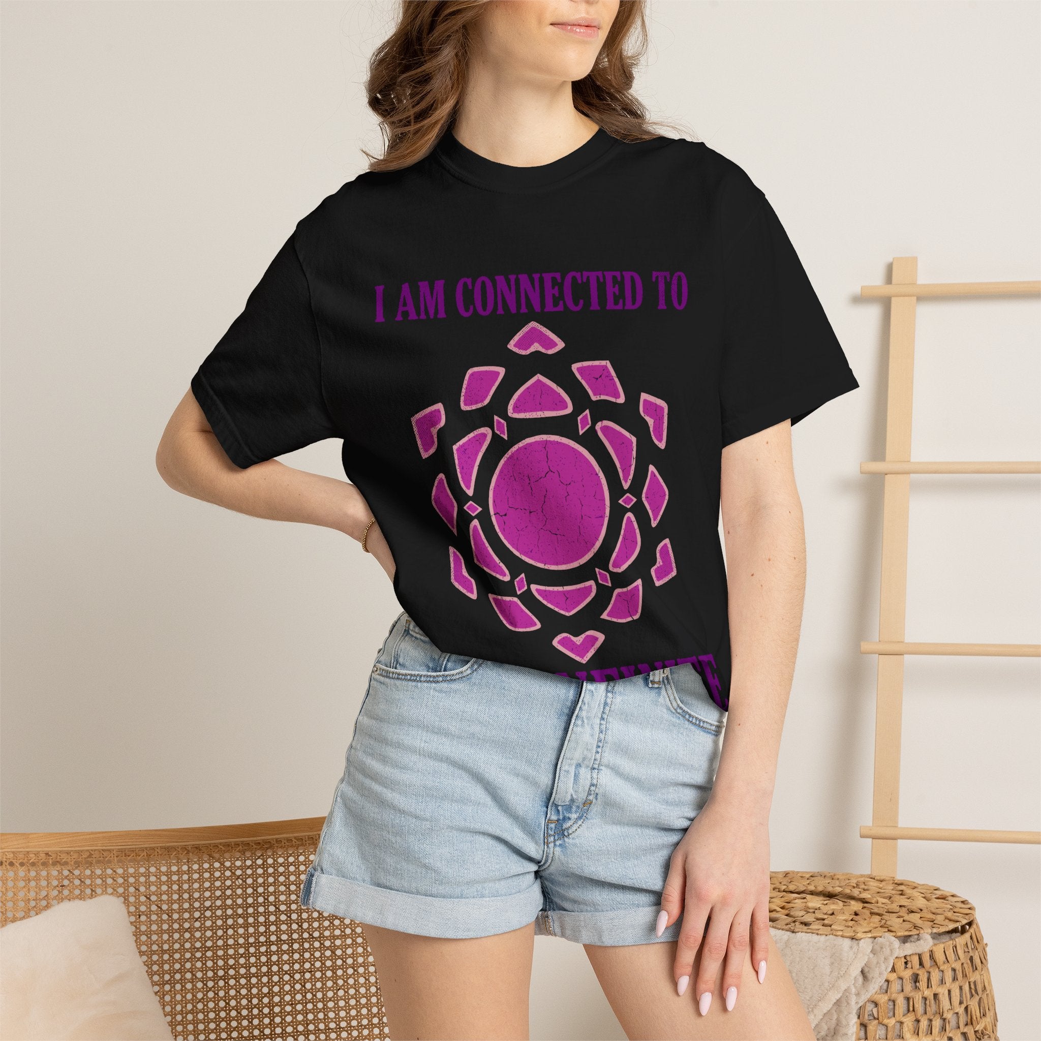 I Am Connected to the Infinite Crown Chakra Sahasrara Comfort Colors® Unisex T-Shirt