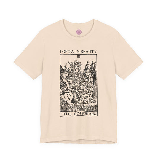 The Empress Grow In Beauty Tarot Premium Unisex T-Shirt