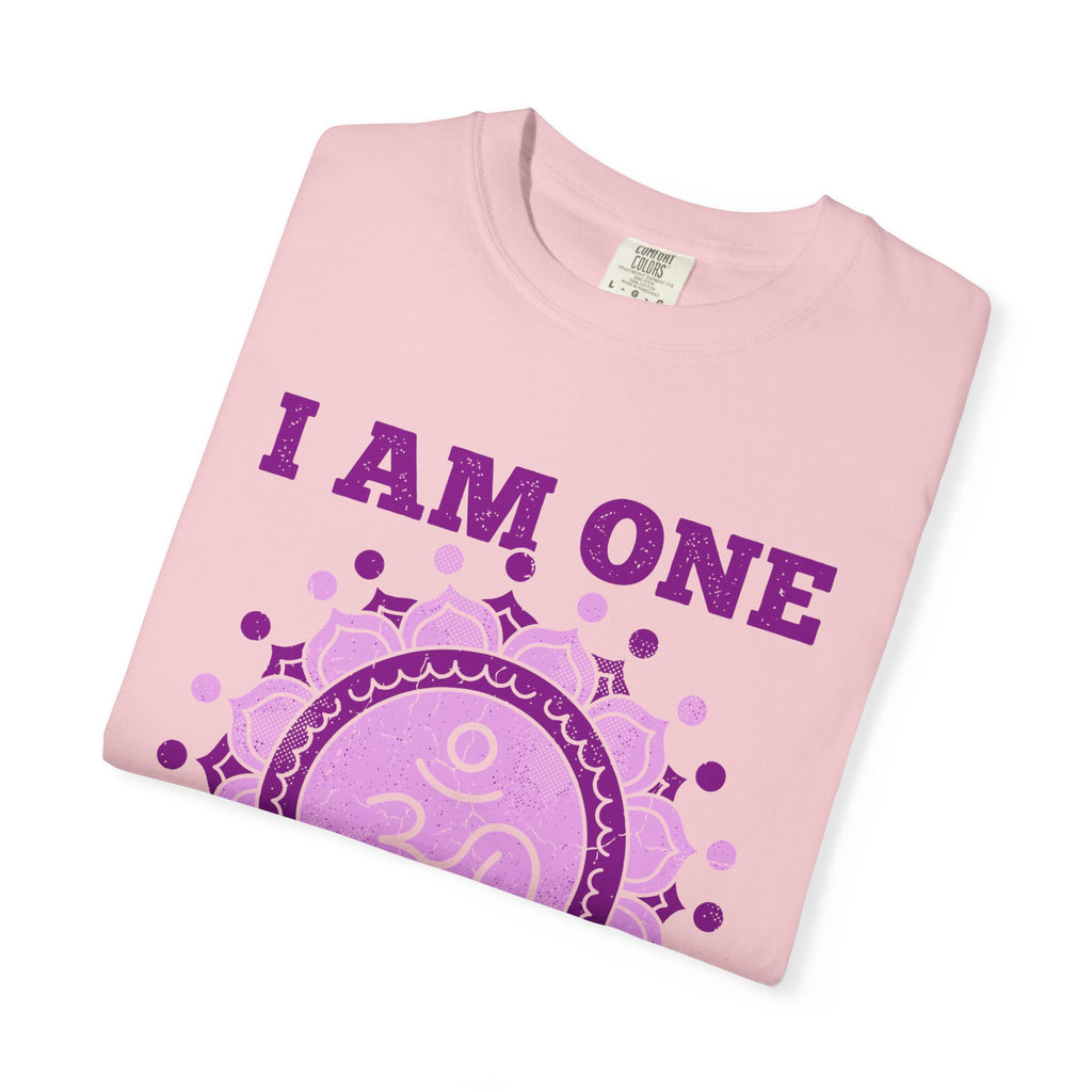 I Am One With All That Is Crown Chakra Om Sahasrara Comfort Colors® Unisex T-Shirt