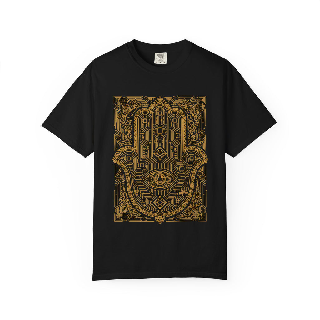 Sacred Circuit Hamsa Divine Protection Comfort Colors® Unisex T-Shirt