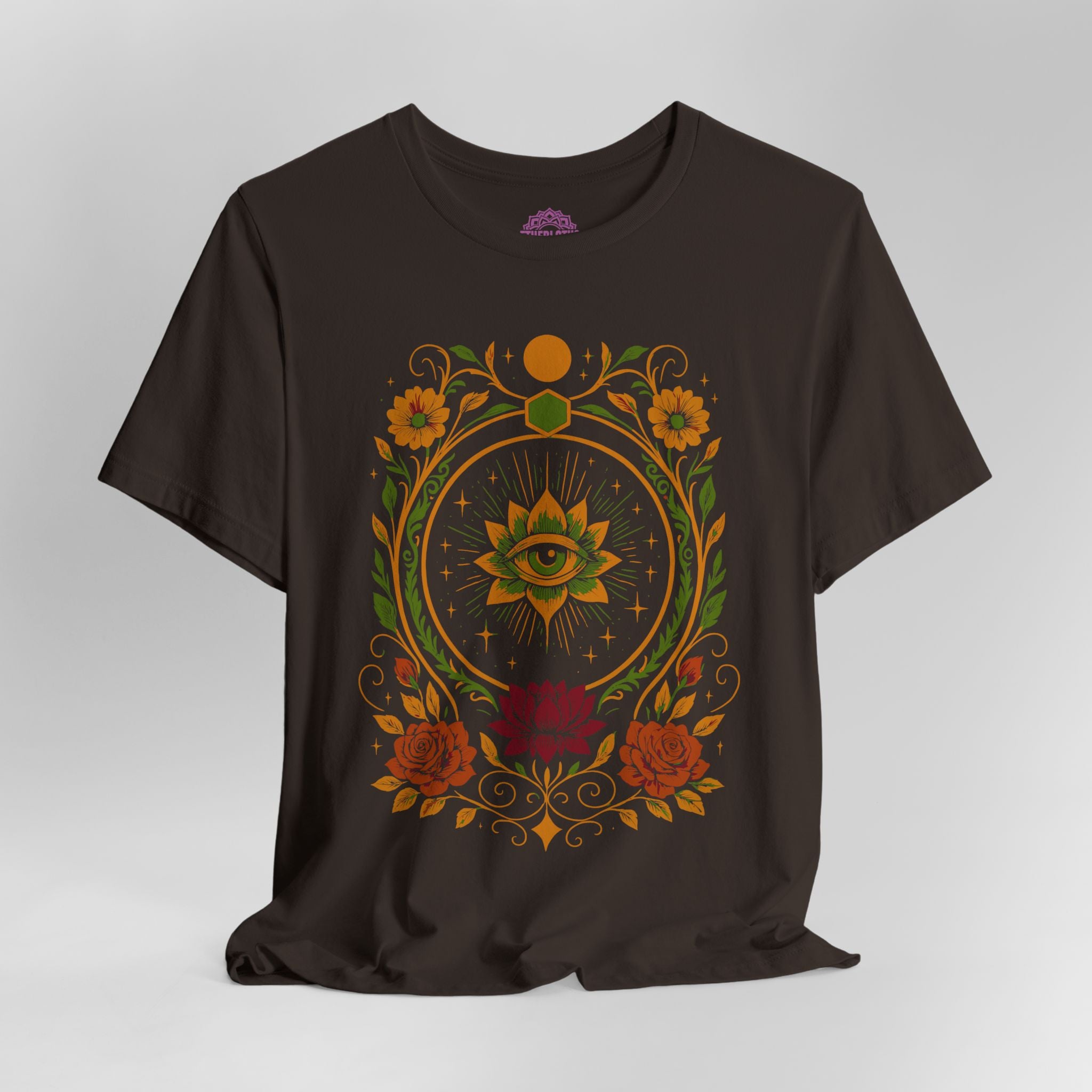 Awakened Vision Floral Eye Premium Unisex T-Shirt