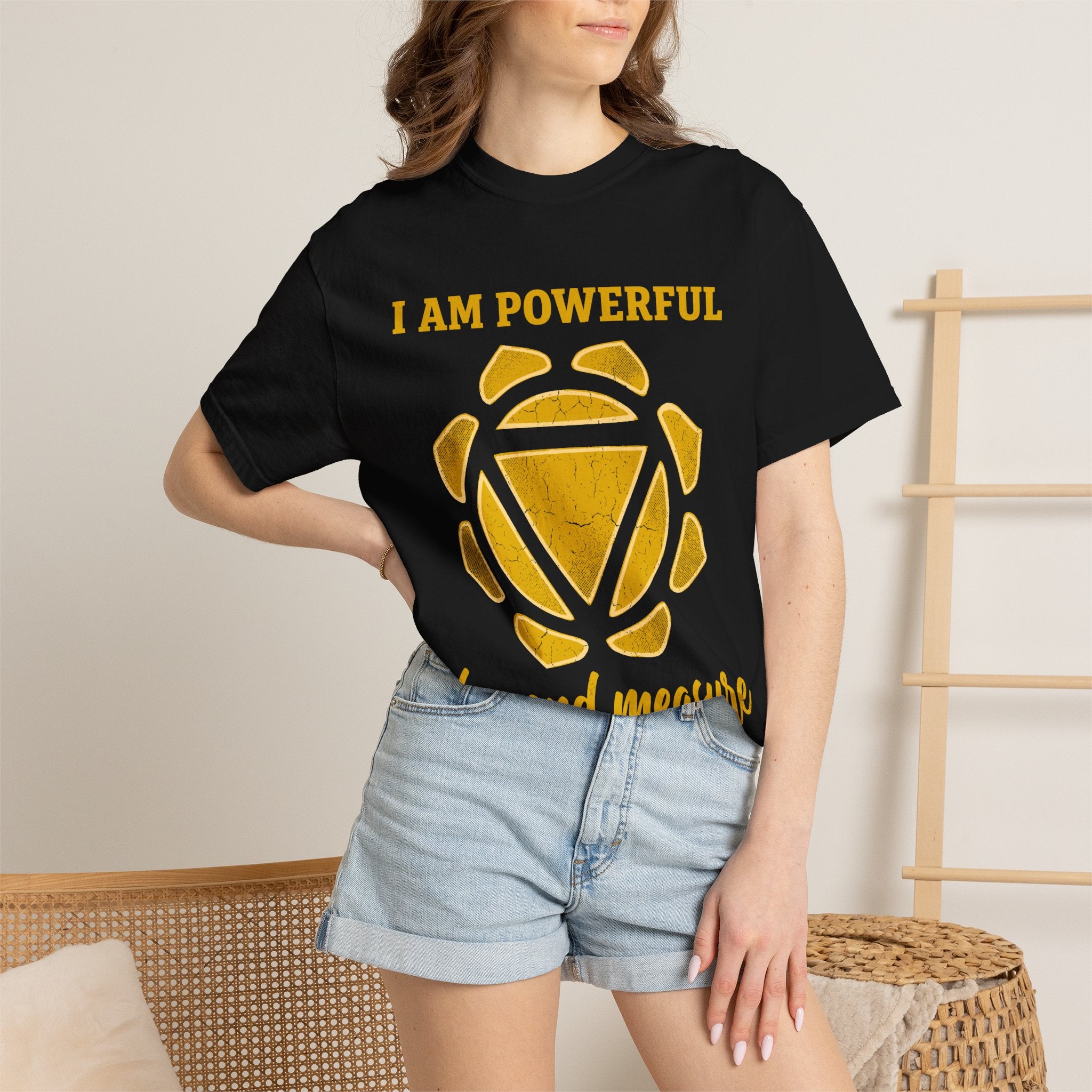 I Am Powerful Beyond Measure Solar Plexus Chakra Comfort Colors® Unisex T-Shirt