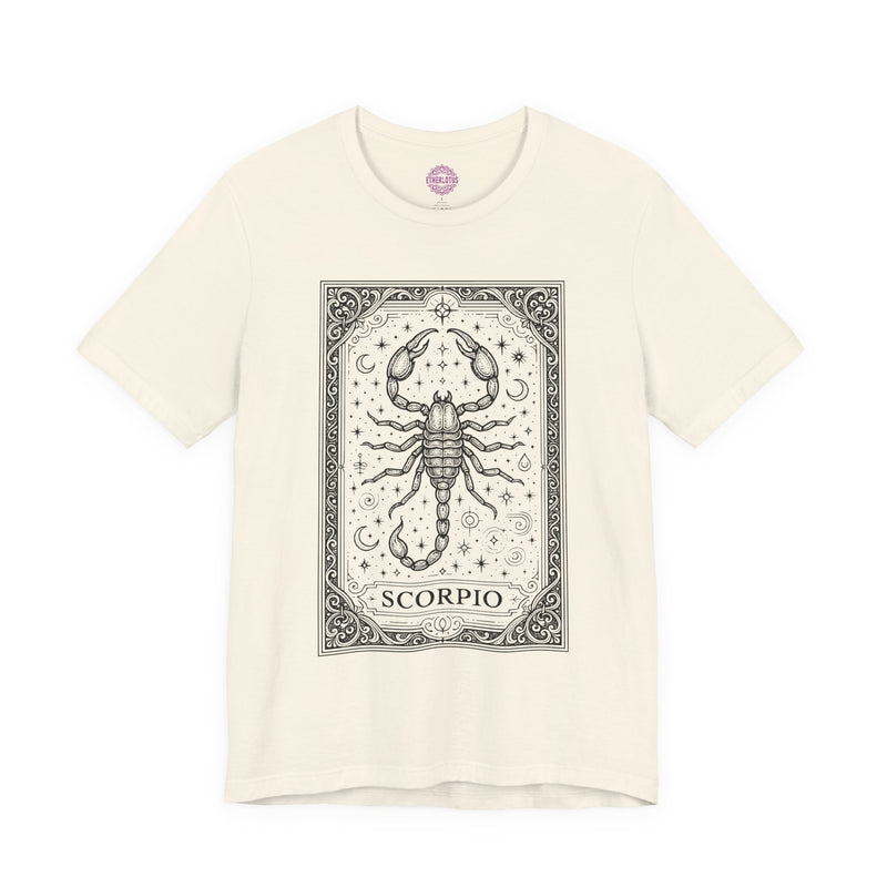 Scorpio Celestial Tarot Card Premium Unisex T-Shirt