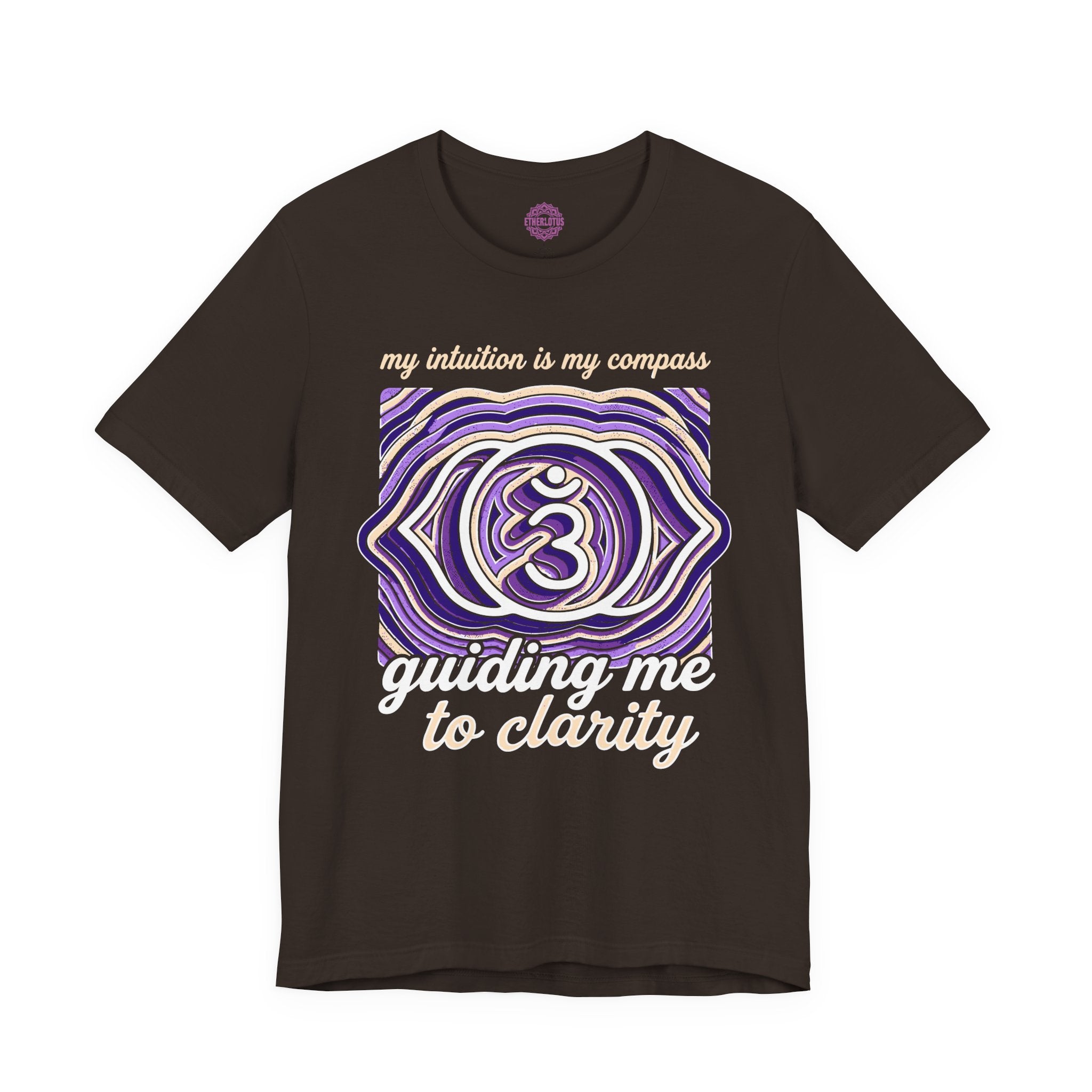 My Intuition Is My Compass Guiding Me to Clarity Third Eye Chakra Premium Unisex T-Shirt