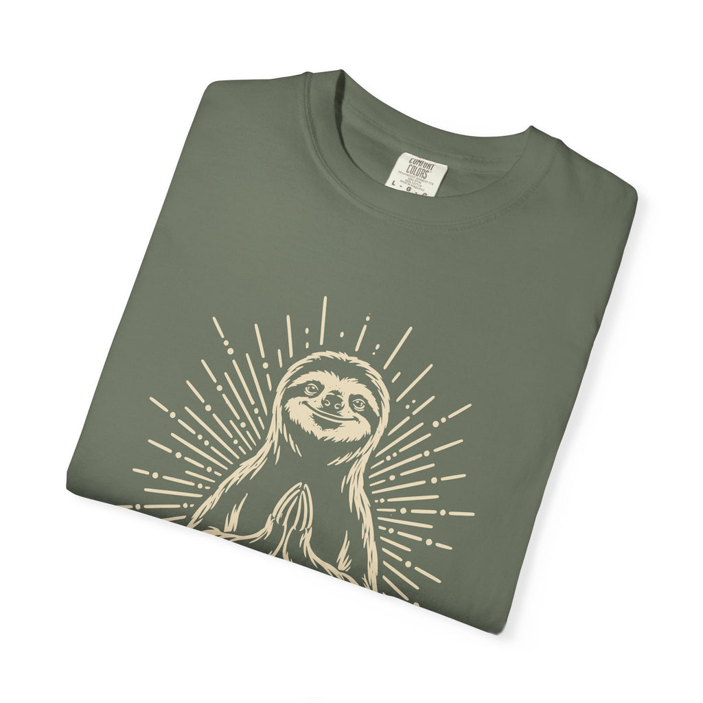 Hustle Less Hang More Sloth Yoga Meditation Mindful Comfort Colors® Unisex T-Shirt