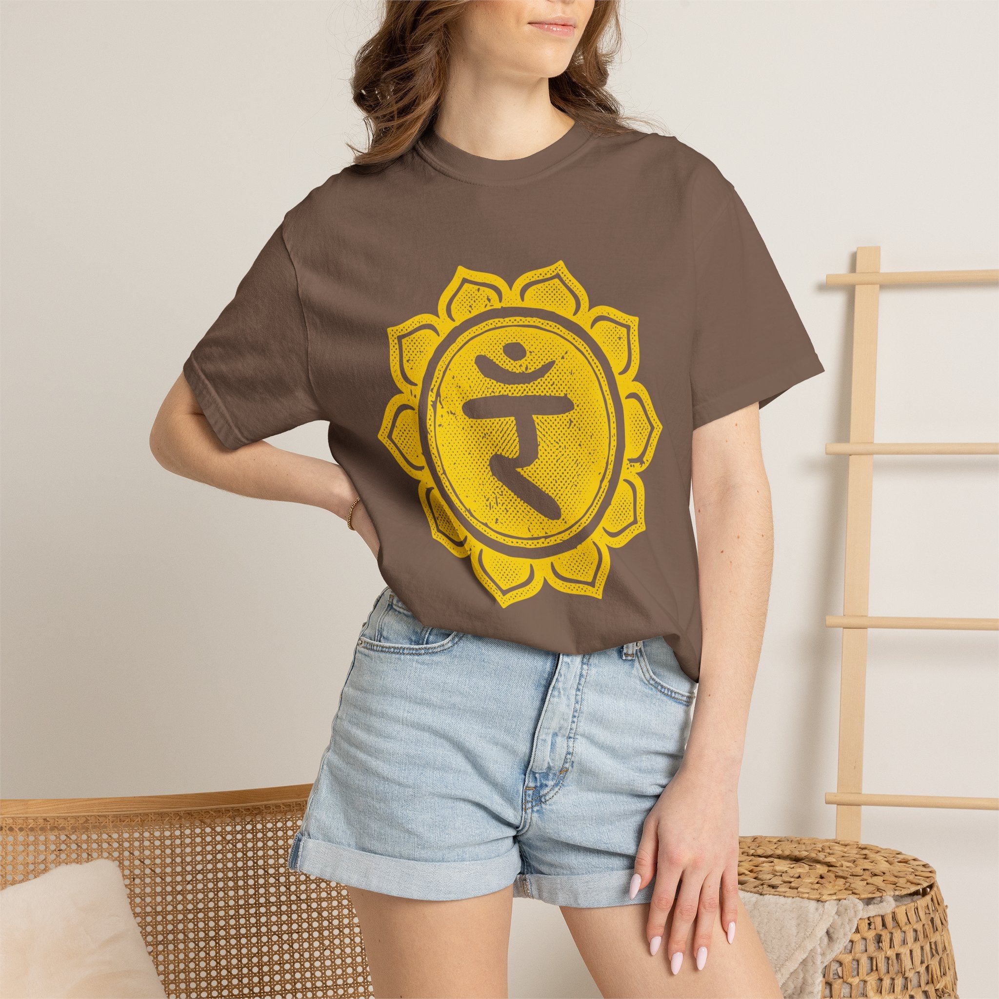 Ram Bija Manipura Solar Plexus Chakra Symbol Sacred Geometry Comfort Colors® Unisex T-Shirt