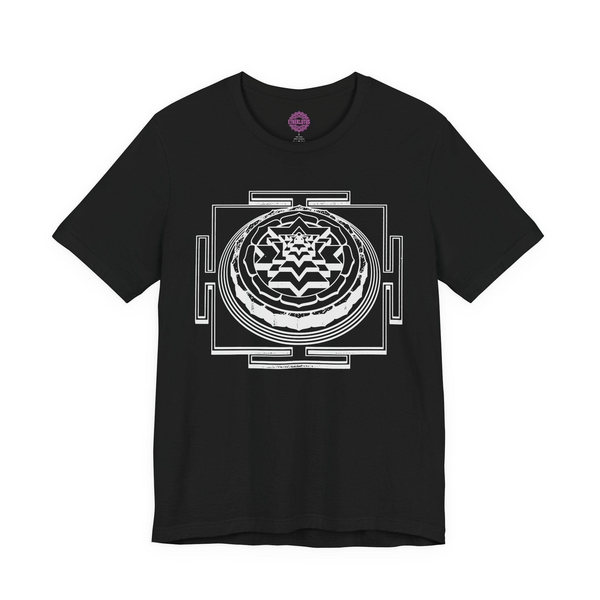 Sri Yantra Dimensional Manifestation Sacred Geometry Premium Unisex T-Shirt
