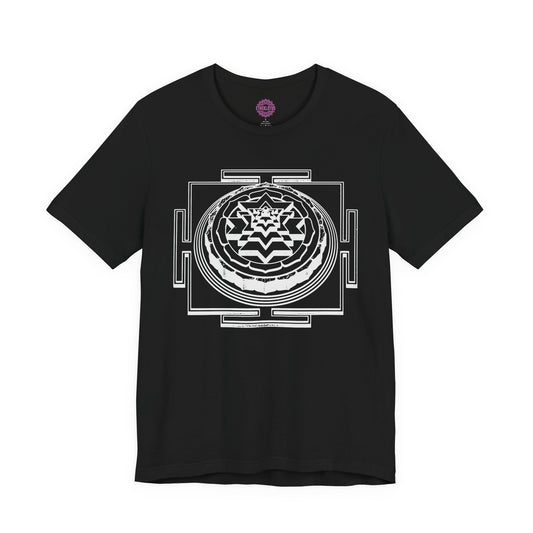 Sri Yantra Dimensional Manifestation Sacred Geometry Premium Unisex T-Shirt