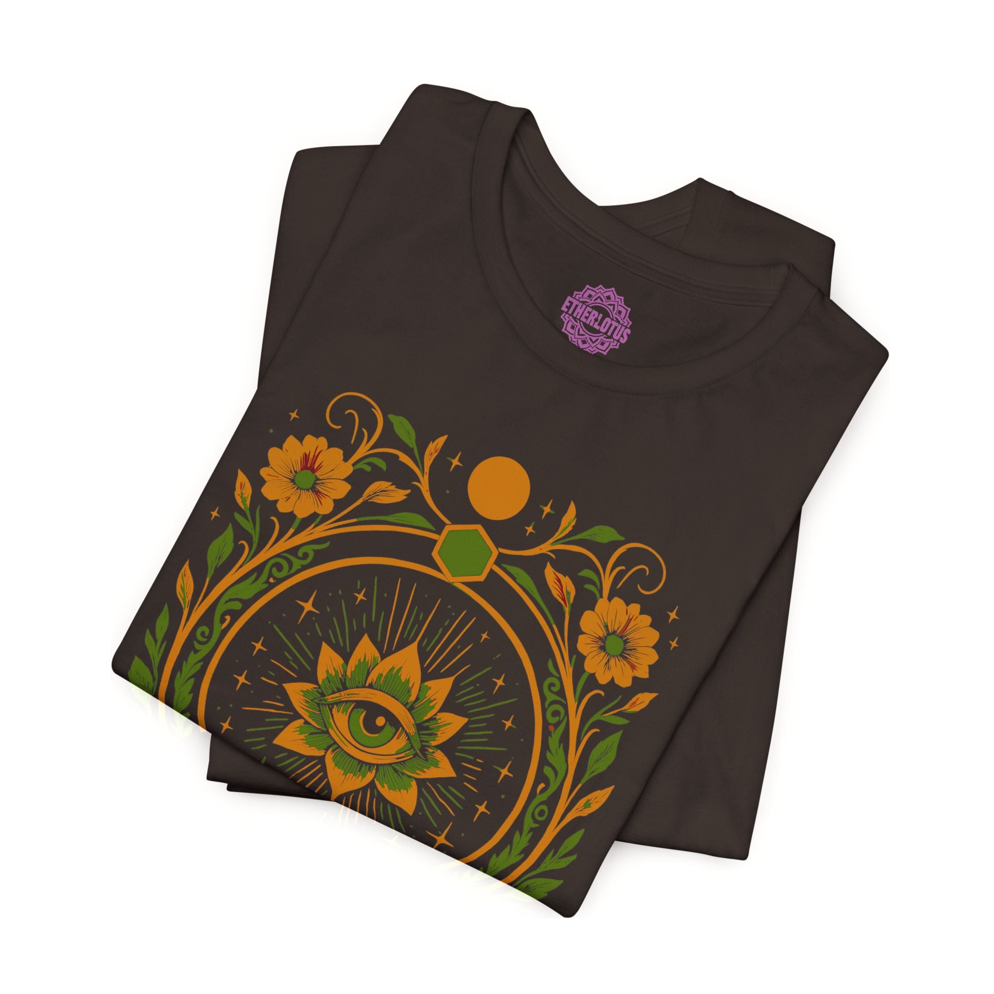 Awakened Vision Floral Eye Premium Unisex T-Shirt