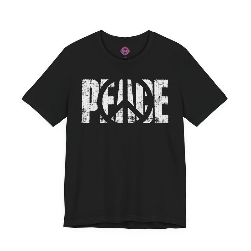 Vintage Peace Sign Spiritual Grunge Statement Premium Unisex T-Shirt