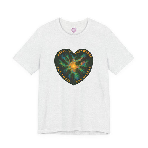 Ancient Forest Heart Sacred Roots Premium Unisex T-Shirt