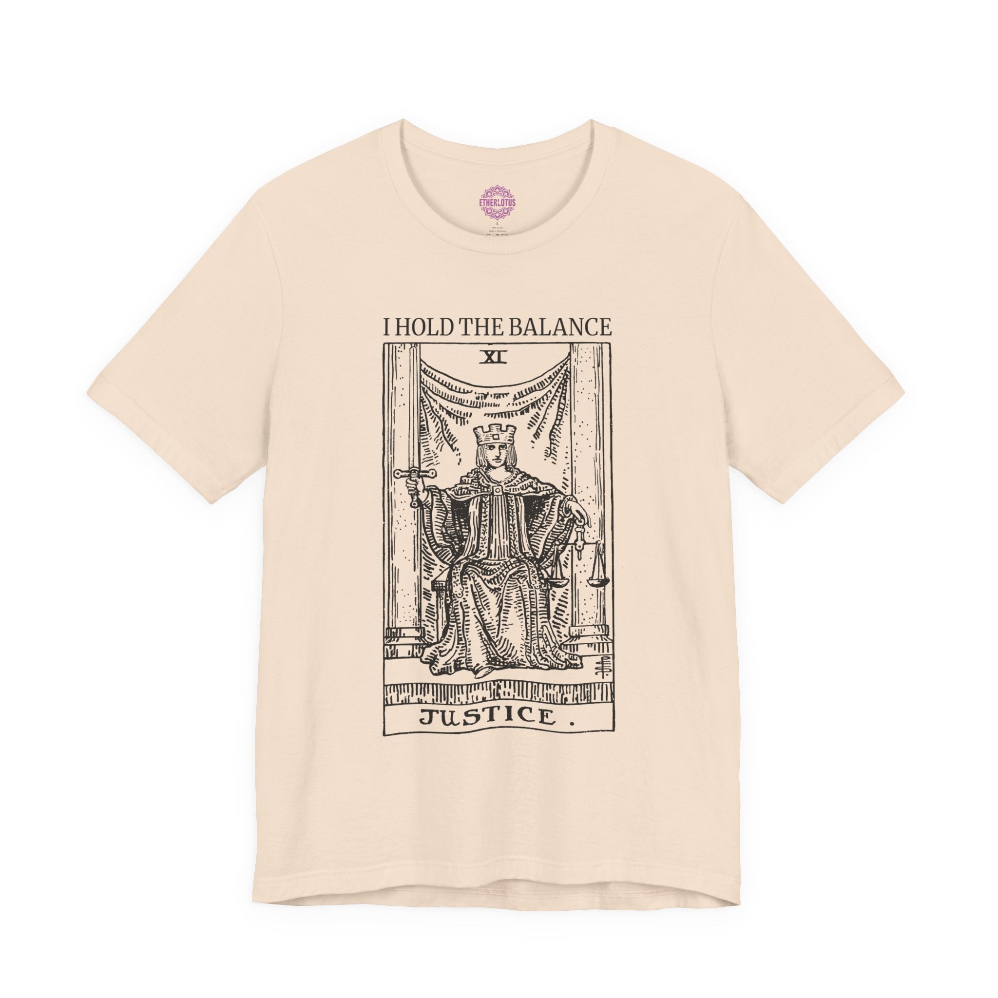 Justice Hold The Balance Tarot Premium Unisex T-Shirt