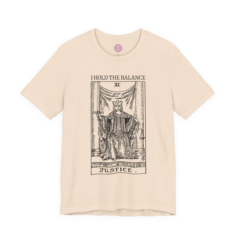 Justice Hold The Balance Tarot Premium Unisex T-Shirt