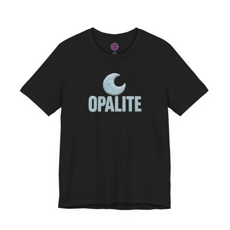 Opalite Crystal Moon "Inner Peace" Gemstone Premium Unisex T-Shirt