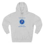 I Speak With Courage Creating a World Aligned With My Heart Throat Chakra Premium Unisex Hoodie