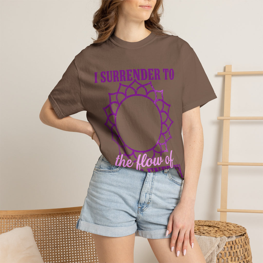 26 I Surrender to the Flow of Divine Energy Crown Chakra Comfort Colors® Unisex T-Shirt
