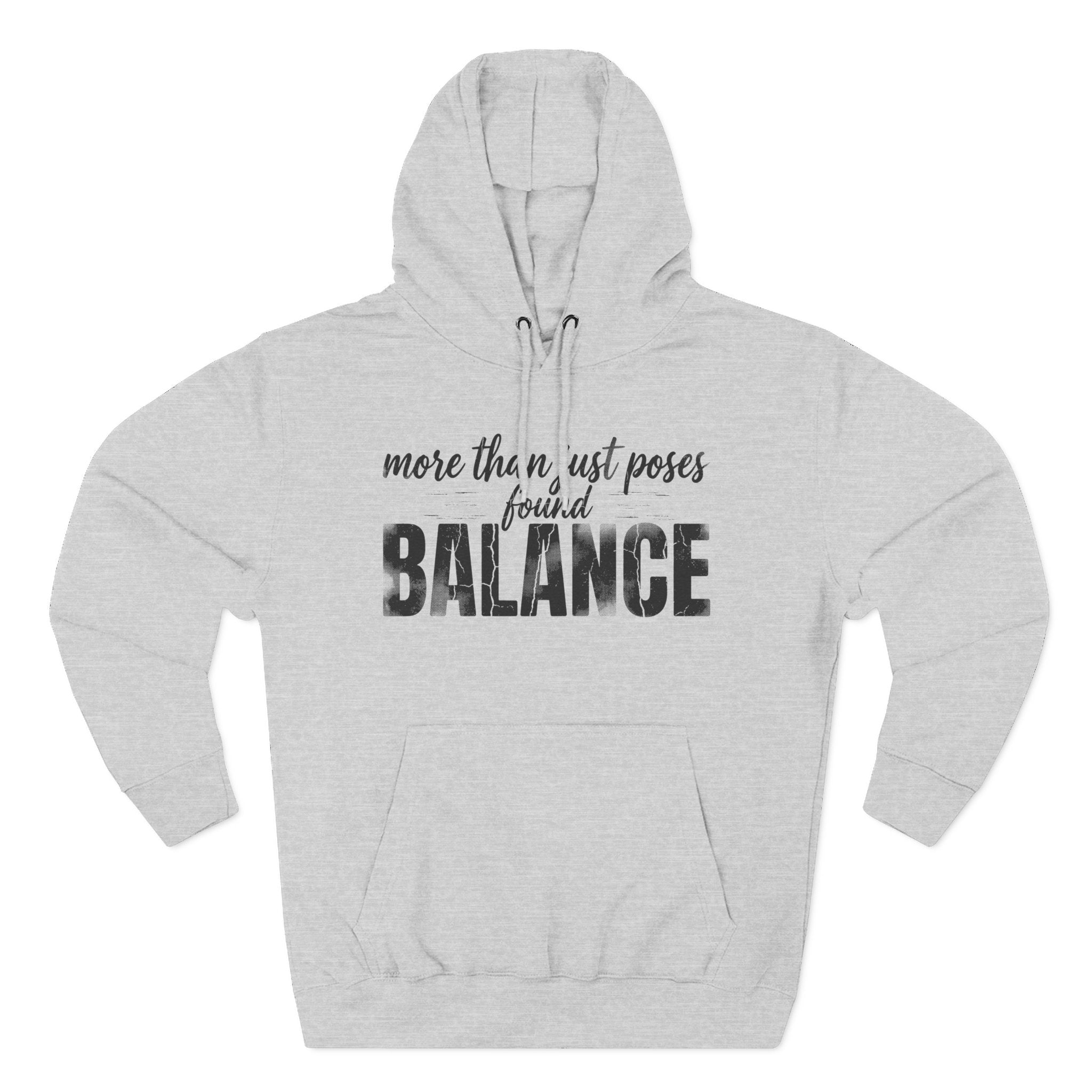 More Than Poses Found Balance Yoga Premium Unisex Hoodie