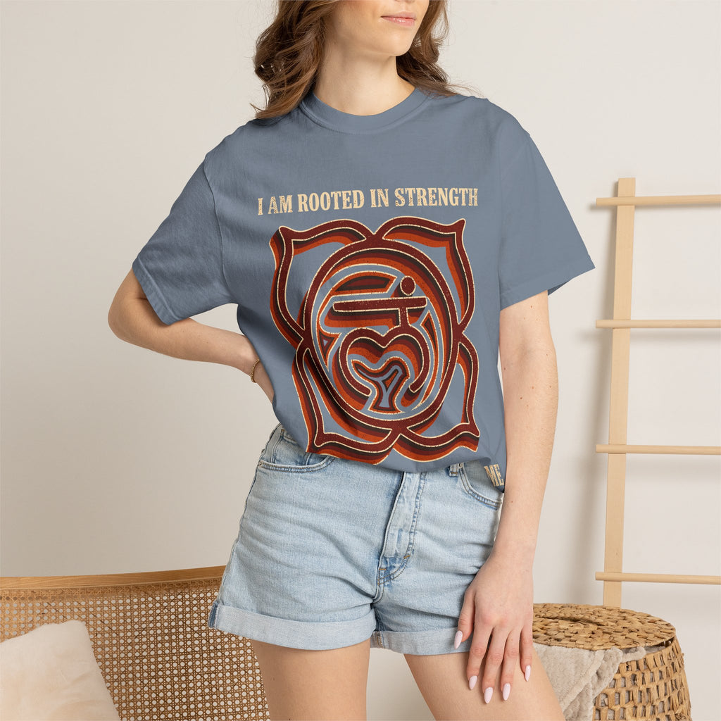 I Am Rooted in Strength No Storm Can Break Me Root Chakra Comfort Colors® Unisex T-Shirt