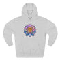 Holographic Iridescent Lotus Crystal Energy Premium Unisex Hoodie
