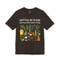 Sattva in Flow Golden Fire That Sustains Clarity Premium Unisex T-Shirt