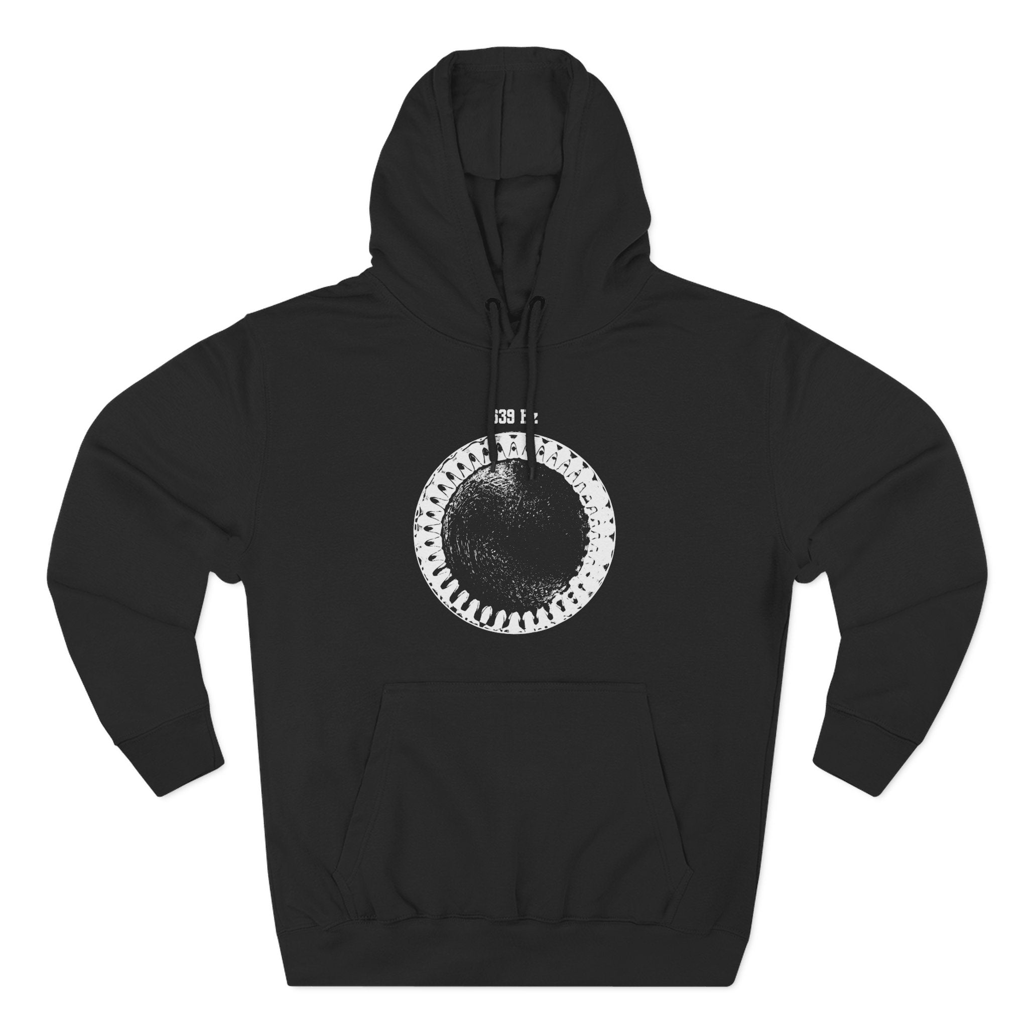 639 Hz Solfeggio Frequency Cymatics Connection Sound Premium Unisex Hoodie