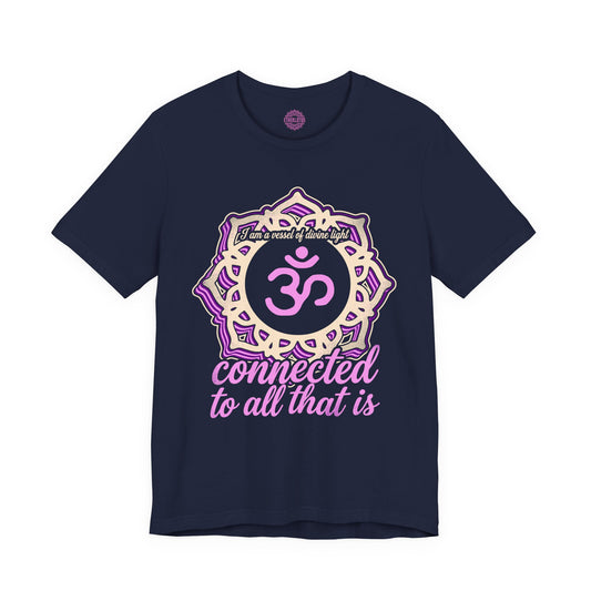 I Am a Vessel of Divine Light Connected to All That Is Crown Chakra Premium Unisex T-Shirt