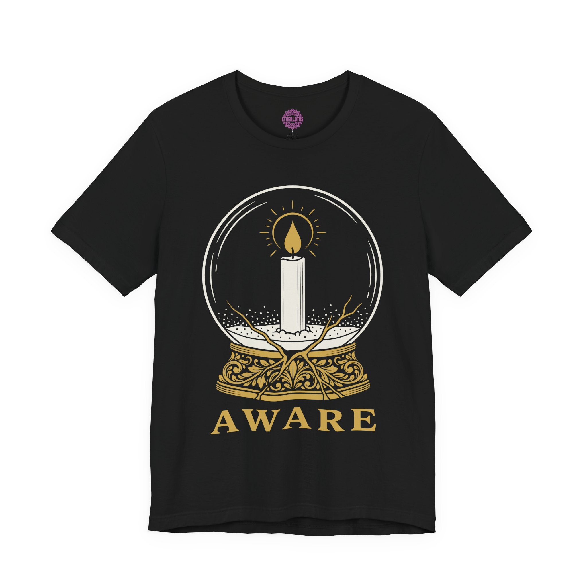 Aware Sacred Candle Crystal Vision Premium Unisex T-Shirt