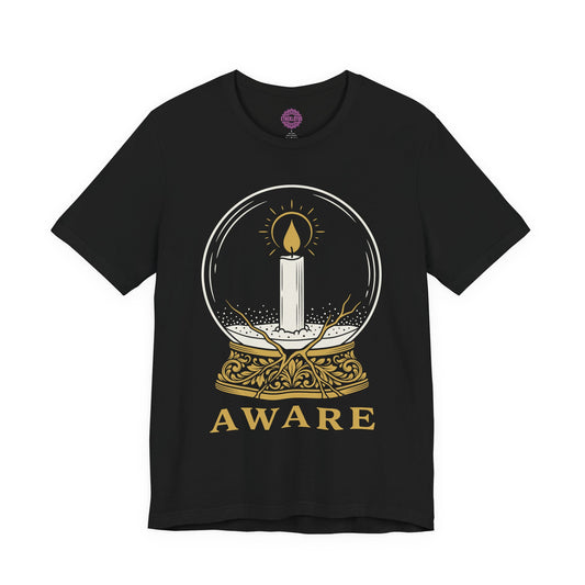 Aware Sacred Candle Crystal Vision Premium Unisex T-Shirt