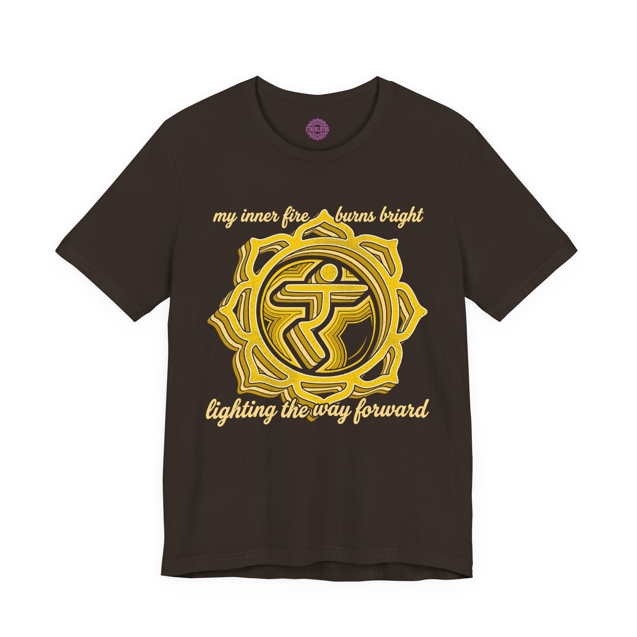 My Inner Fire Burns Bright Lighting the Way Forward Solar Plexus Chakra Premium Unisex T-Shirt