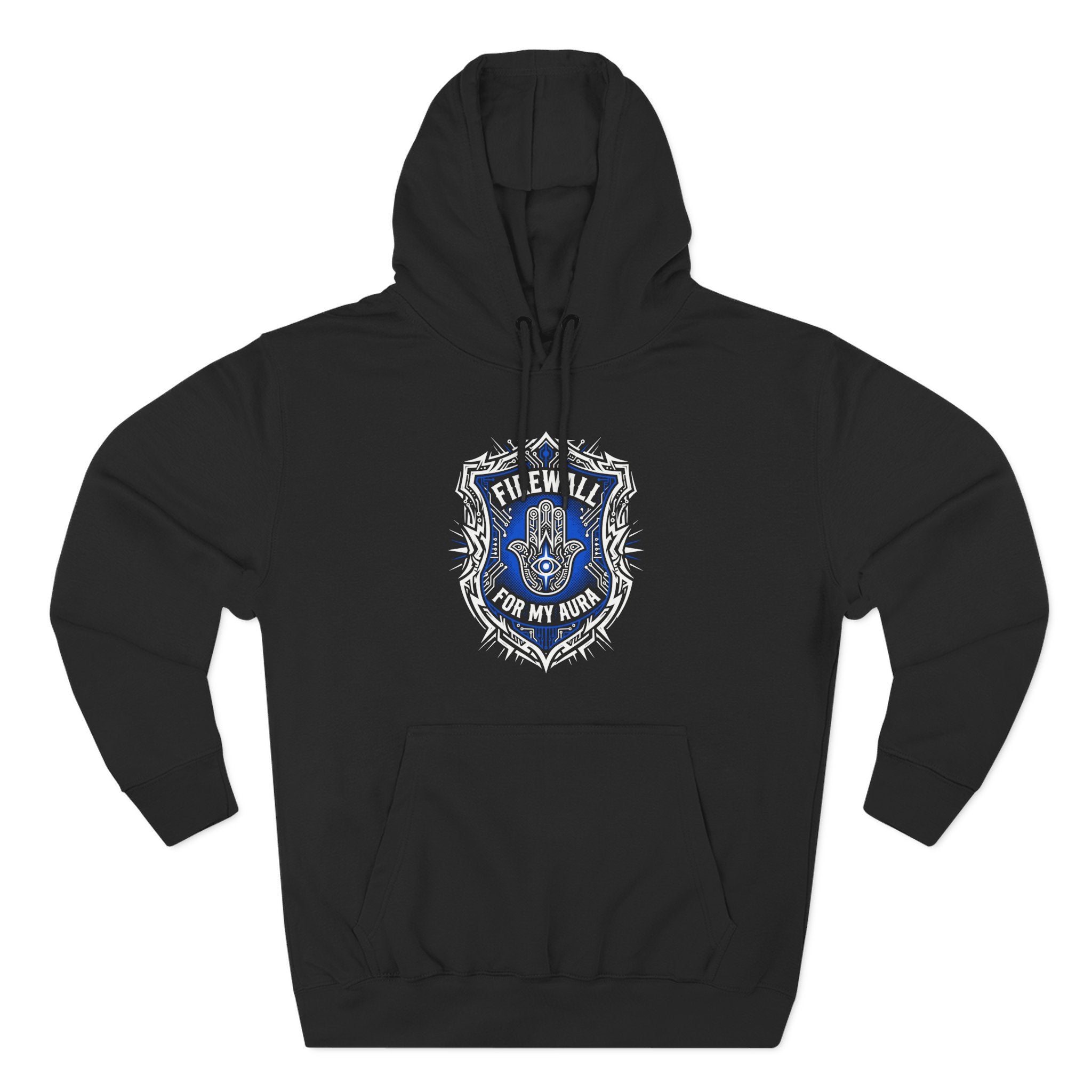 Firewall for My Aura Hamsa Shield Premium Unisex Hoodie