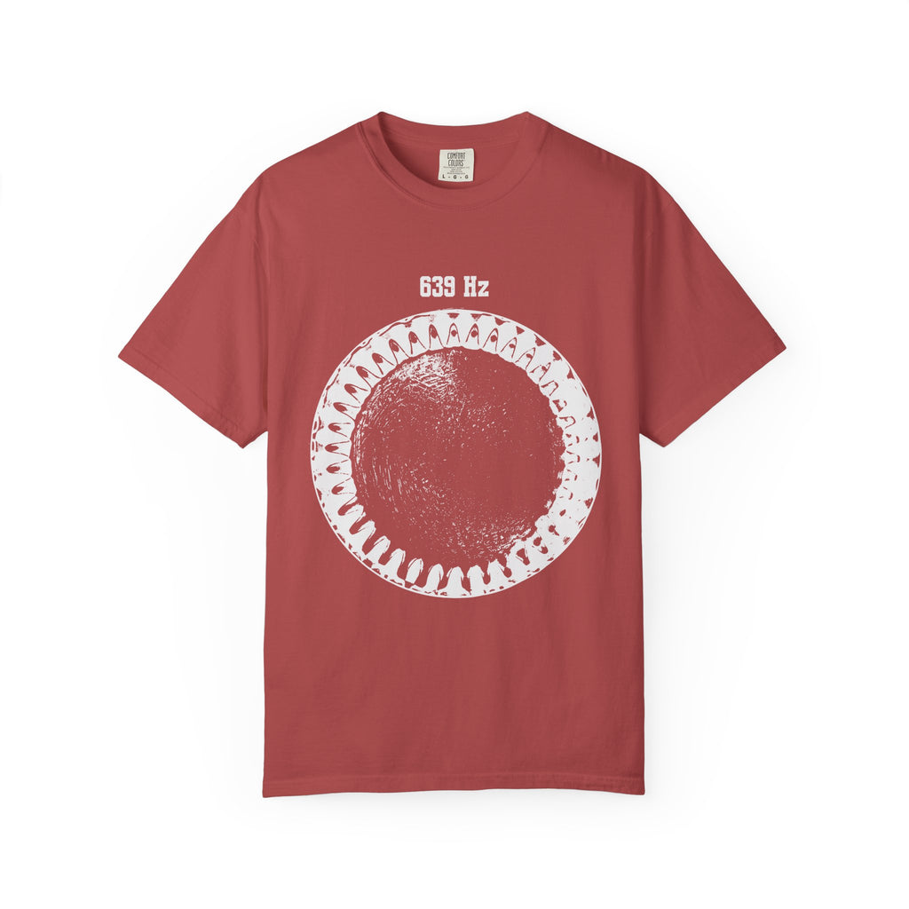 639 Hz Solfeggio Frequency Cymatics Connection Harmony Comfort Colors® Unisex T-Shirt