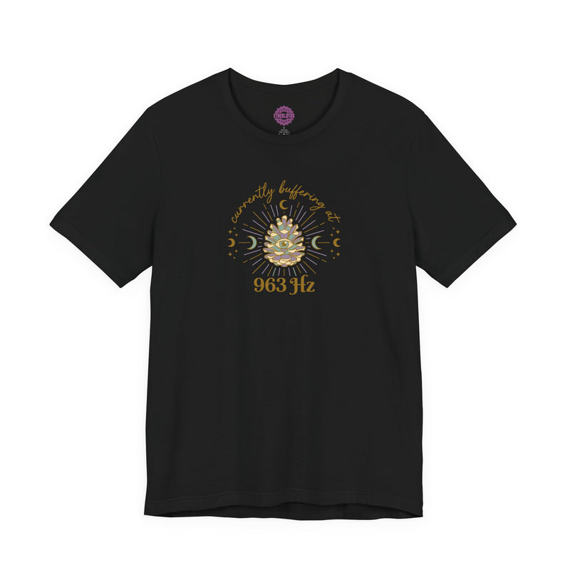 Currently Buffering At 963 Hz Pineal Gland Frequency Premium Unisex T-Shirt