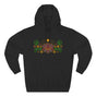 Sacred Lotus Cosmos Sun Flower of Life Om Crystal Premium Unisex Hoodie